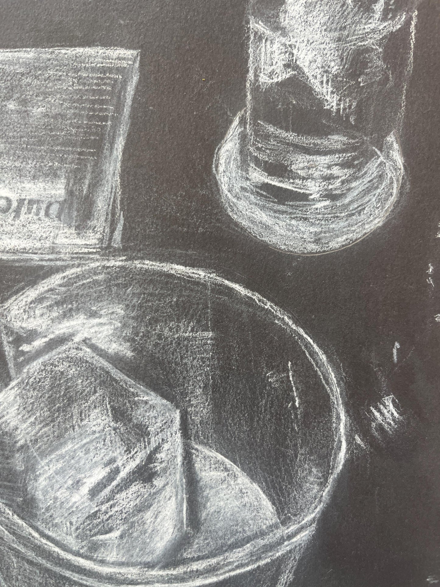 Dutch Kills Long Island City Cocktail Bark Chalk Drawing Print 9” x 12”