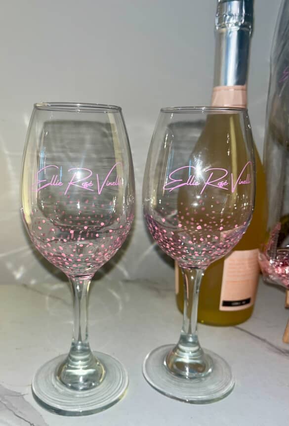 Ellie Rosé Vinelli Wine Glass