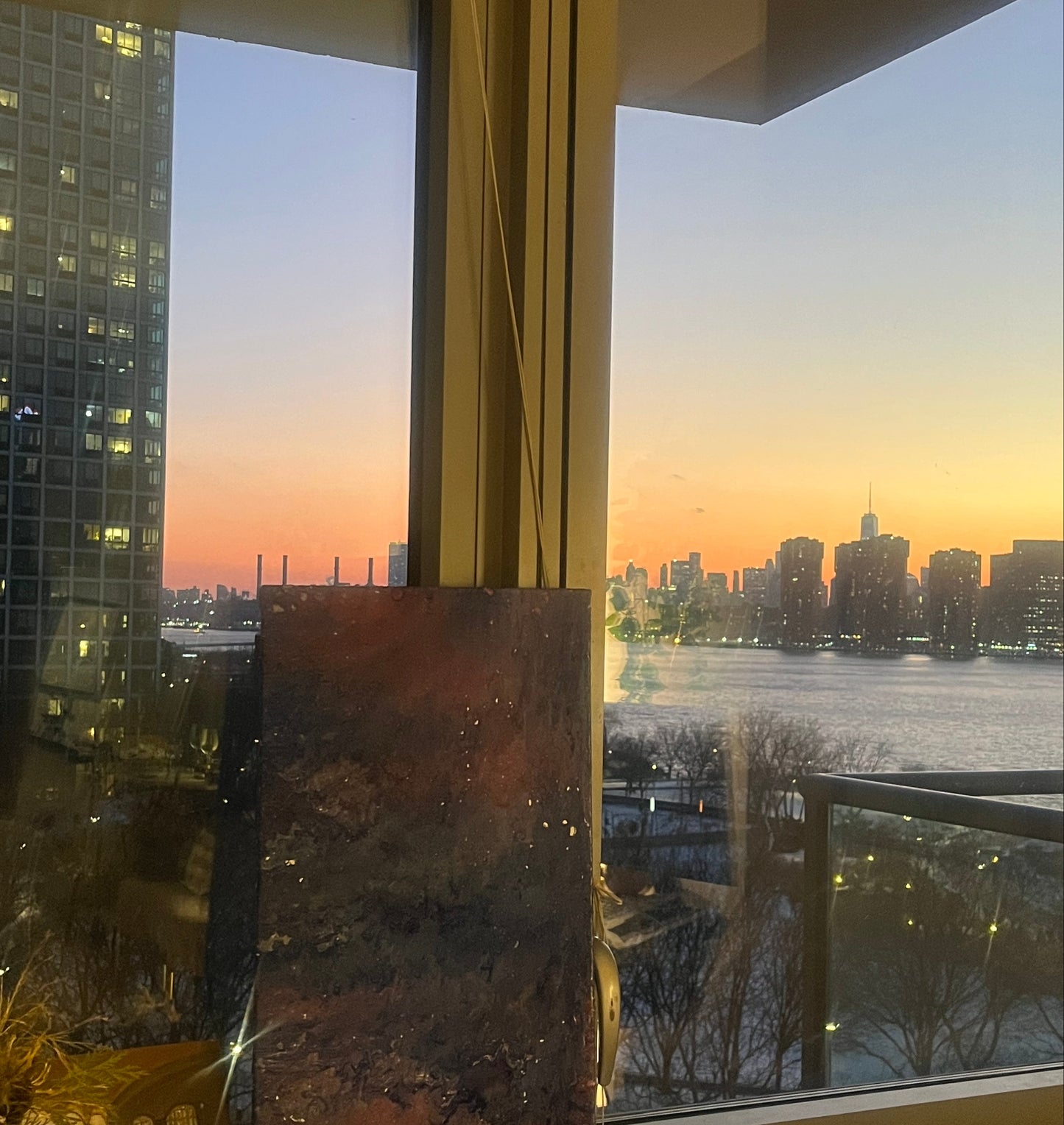 "Liquid Sapphire" Original painting by Christine Vinelli