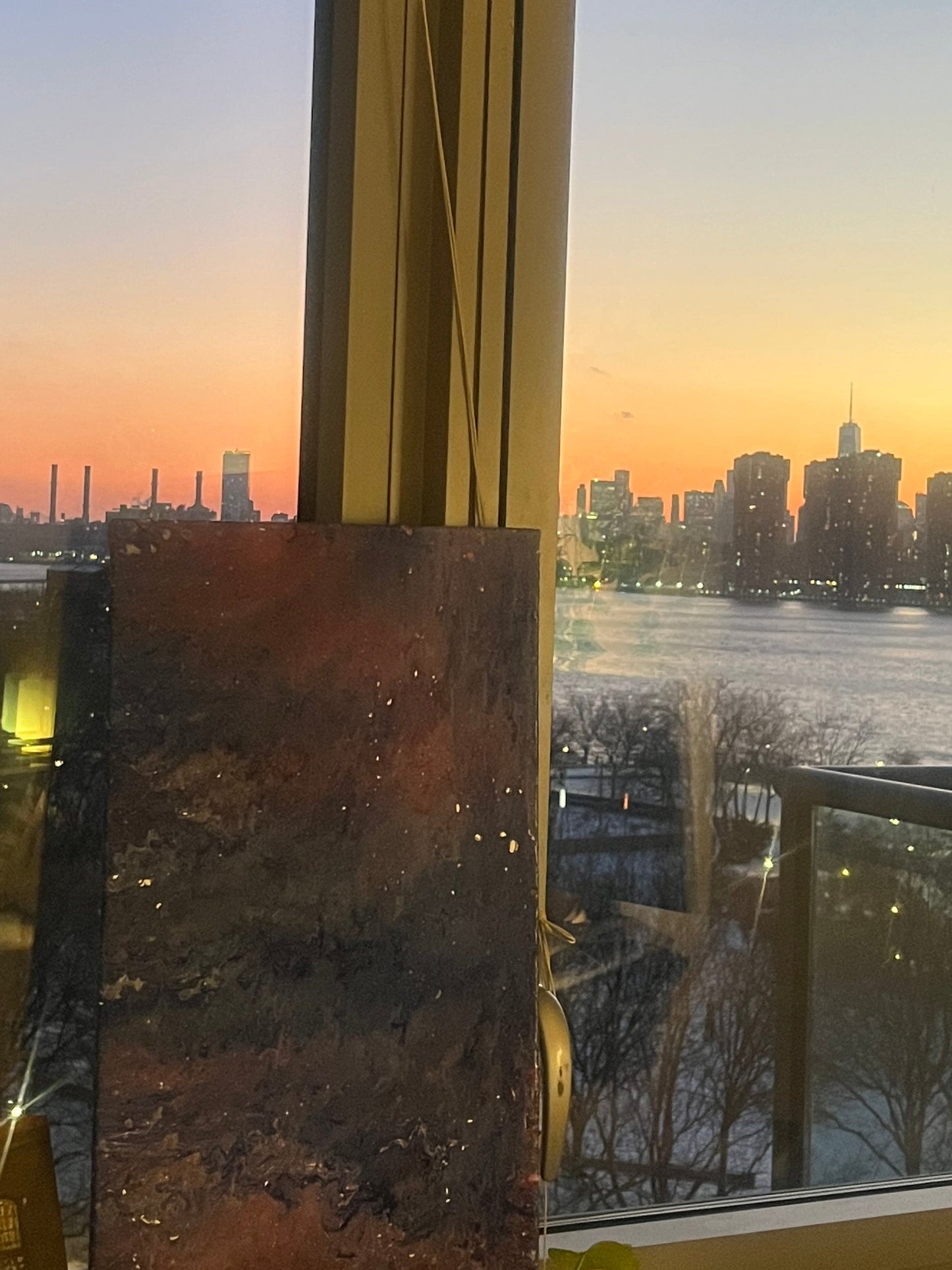 "Liquid Sapphire" Original painting by Christine Vinelli