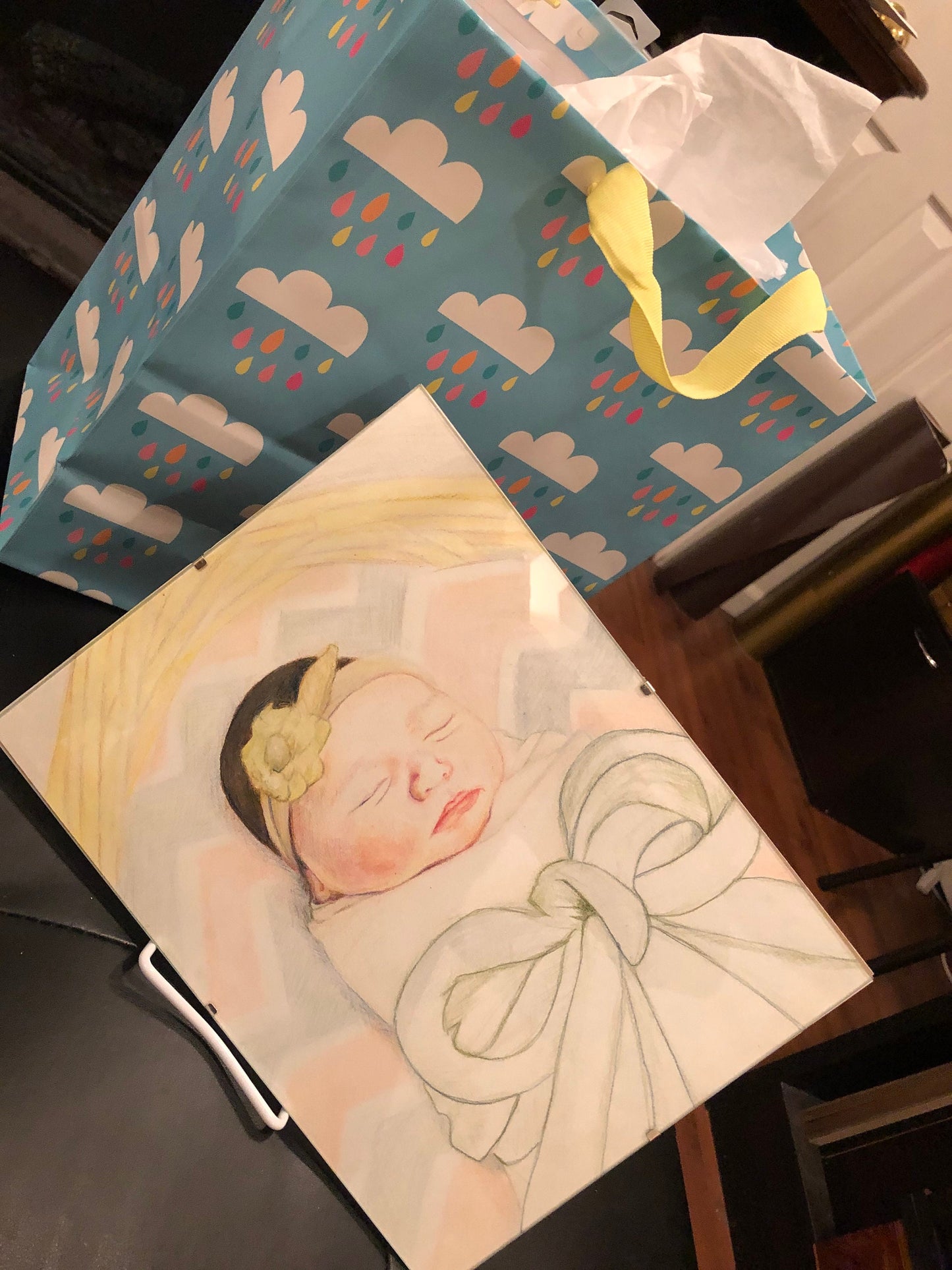 CUSTOM Watercolor Sketch Gift