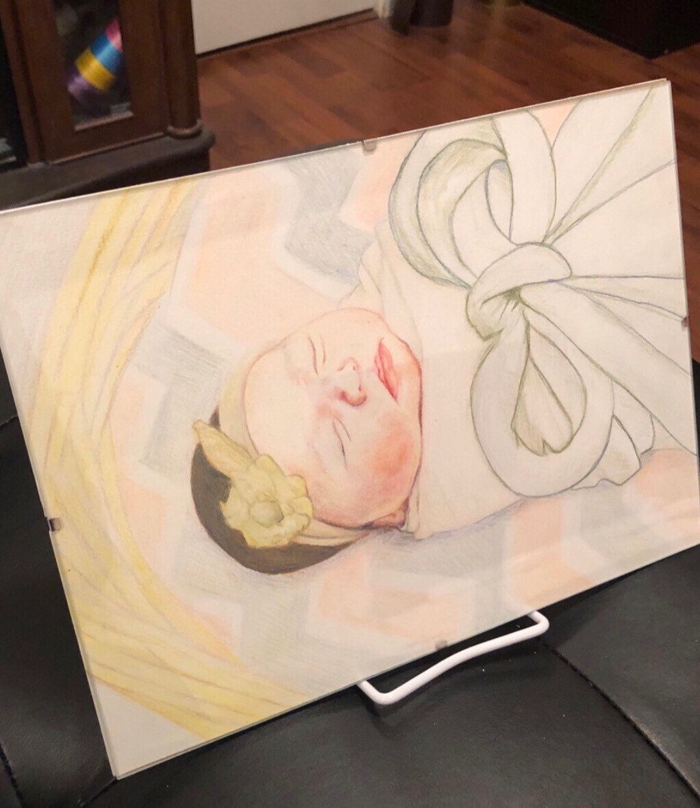 CUSTOM Watercolor Sketch Gift